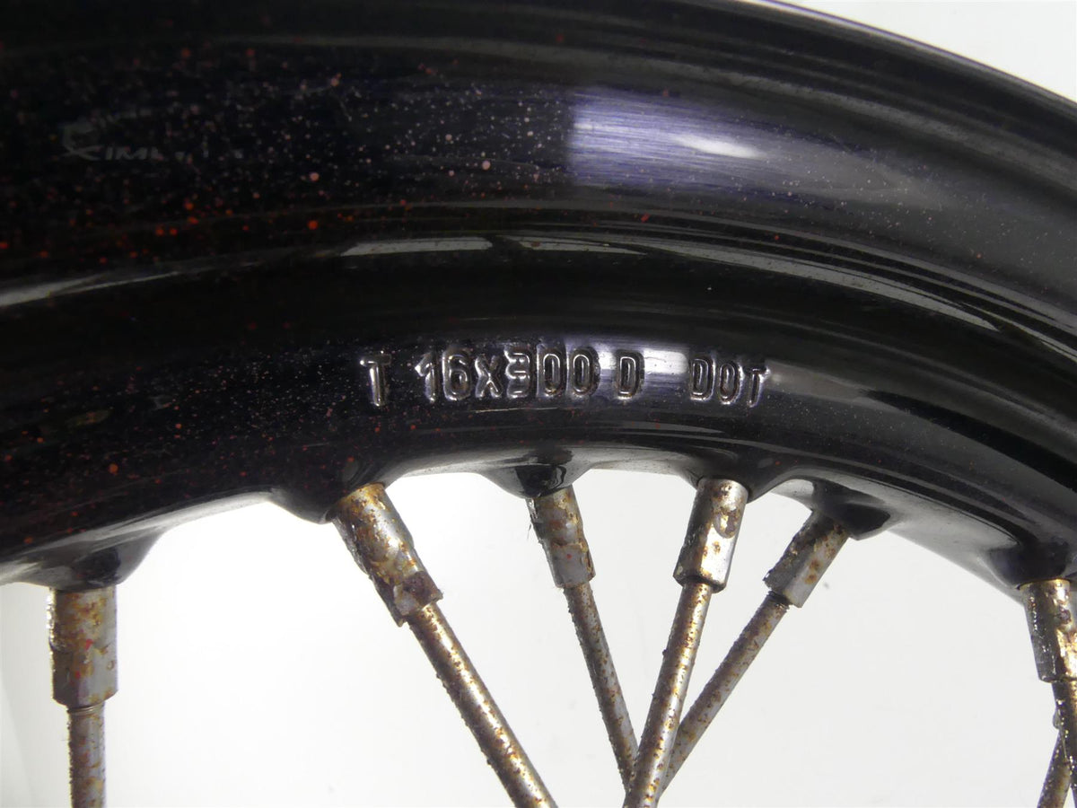 2016 Harley FLS Softail Slim Front Spoke Wheel Rim 16x3 + Rotor -Read 55107-12 {{ shop.shopifyCountryName }} - Mototech271