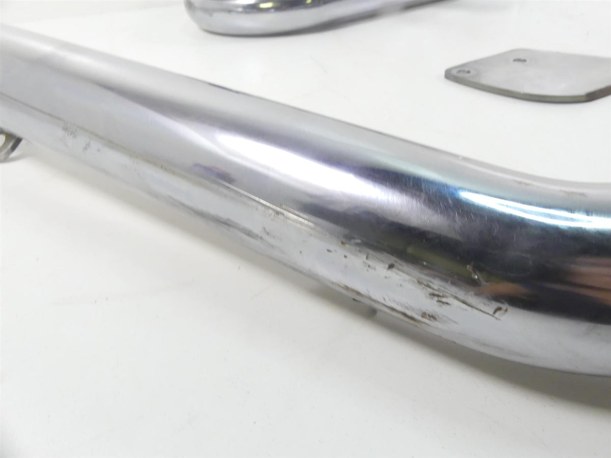 2004 Yamaha XV1700 Road Star Warrior 2 into 2 Short Staggered Exhaust Pipe Set {{ shop.shopifyCountryName }} - Mototech271