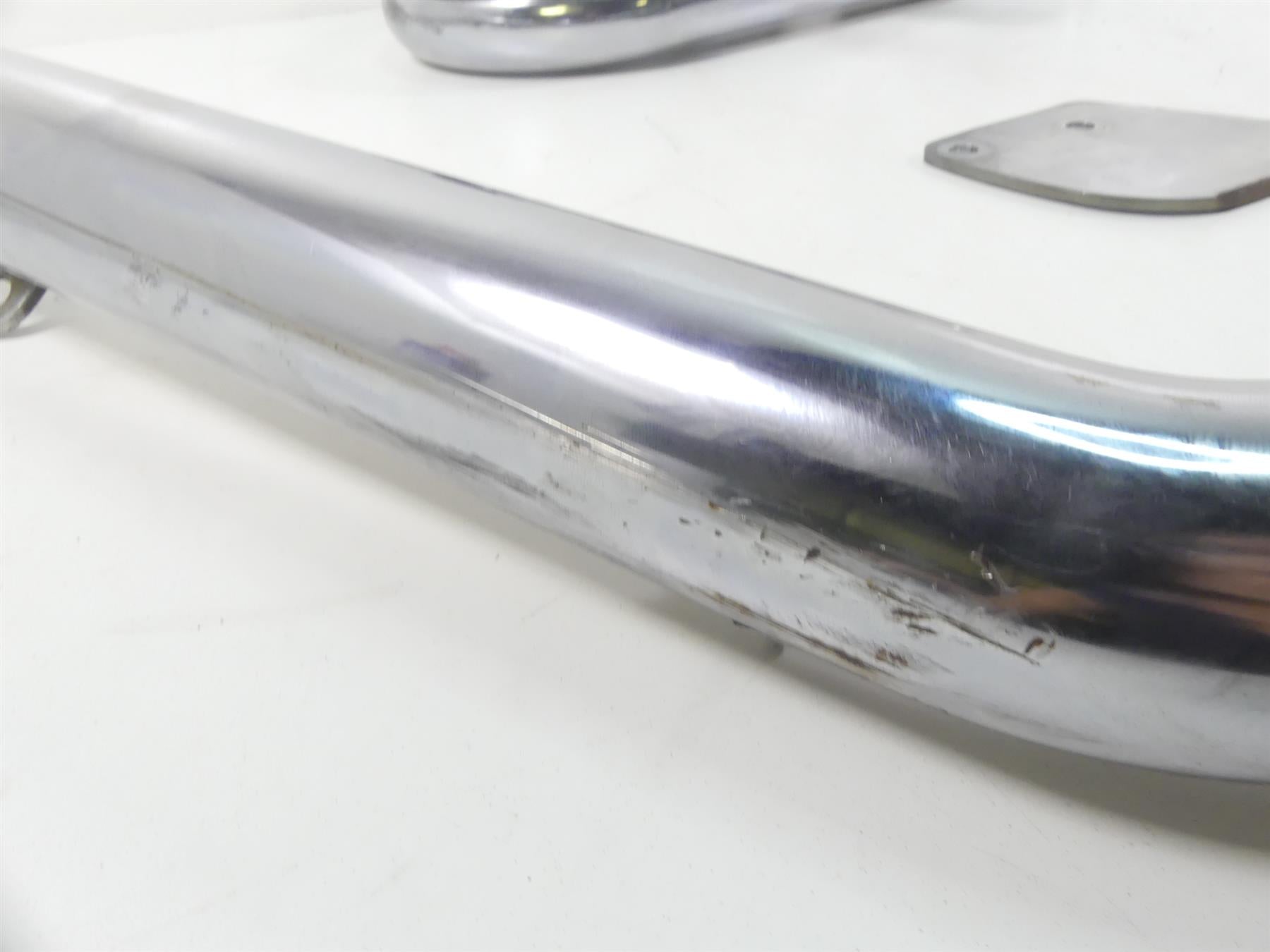 2004 Yamaha XV1700 Road Star Warrior 2 into 2 Short Staggered Exhaust Pipe Set {{ shop.shopifyCountryName }} - Mototech271