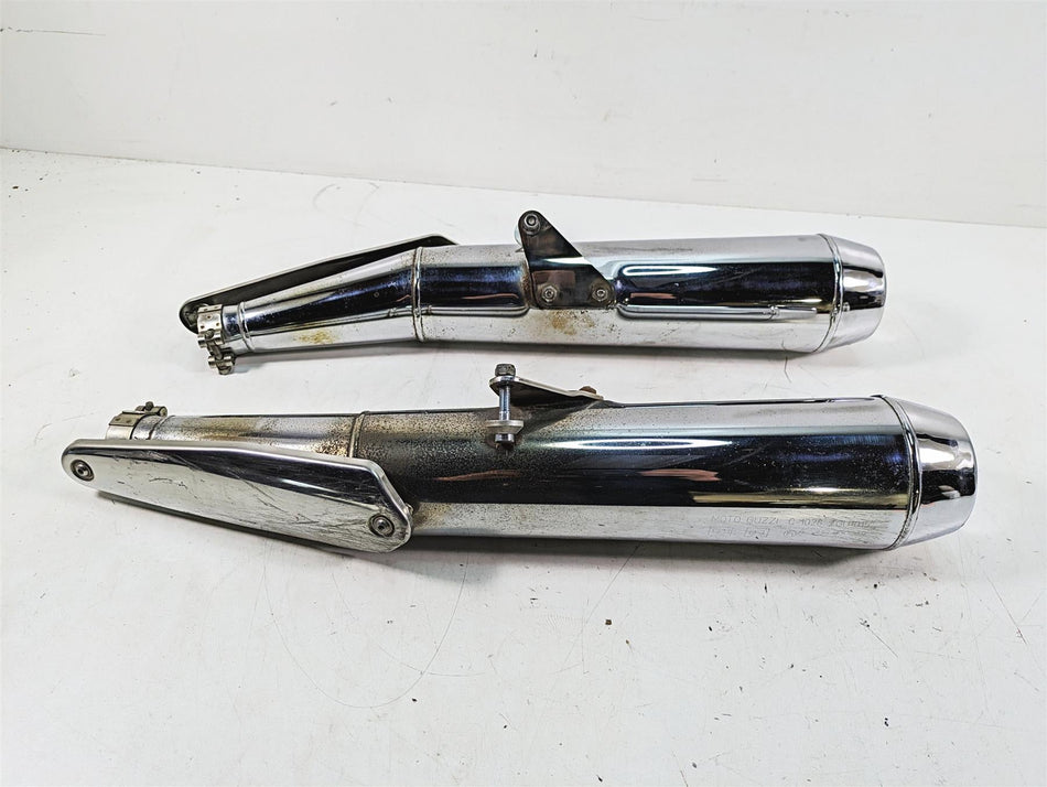 2013 Moto Guzzi V7 750 Stone Oem Exhaust Muffler Pipes Set 2B000177 884136 {{ shop.shopifyCountryName }} - Mototech271