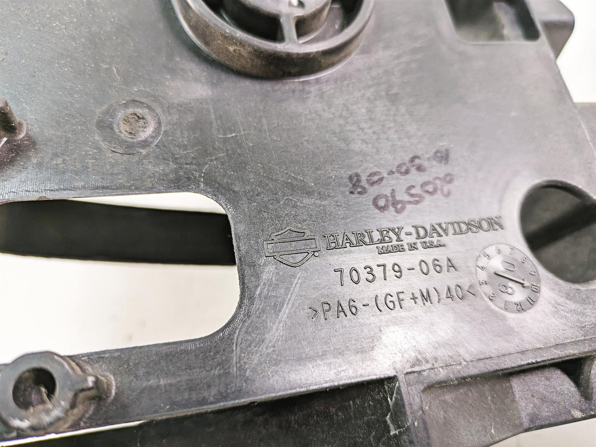 2009 Harley Dyna FXDFSE CVO Fat Bob Right Battery Tray Stay & Cover 70379-06A {{ shop.shopifyCountryName }} - Mototech271