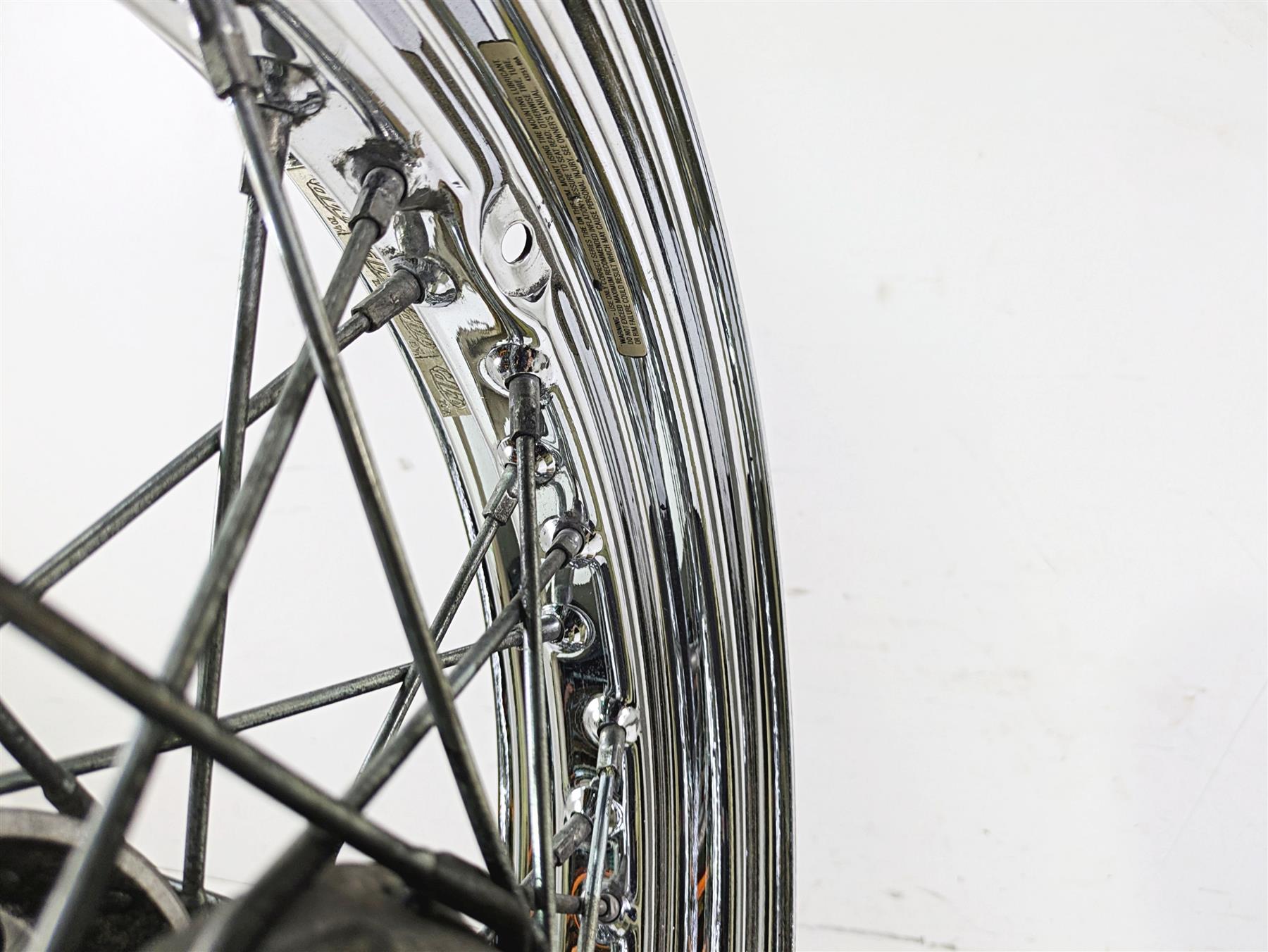 2002 Harley Dyna FXDL Low Rider Straight 16x3 Rear Wheel Spoke Rim 40975-05A {{ shop.shopifyCountryName }} - Mototech271