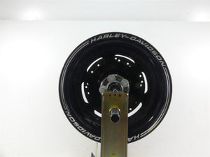 2014 Harley Dyna FXDF Fat Bob Straight Rear Black Wheel Rim 16x5 40900261
