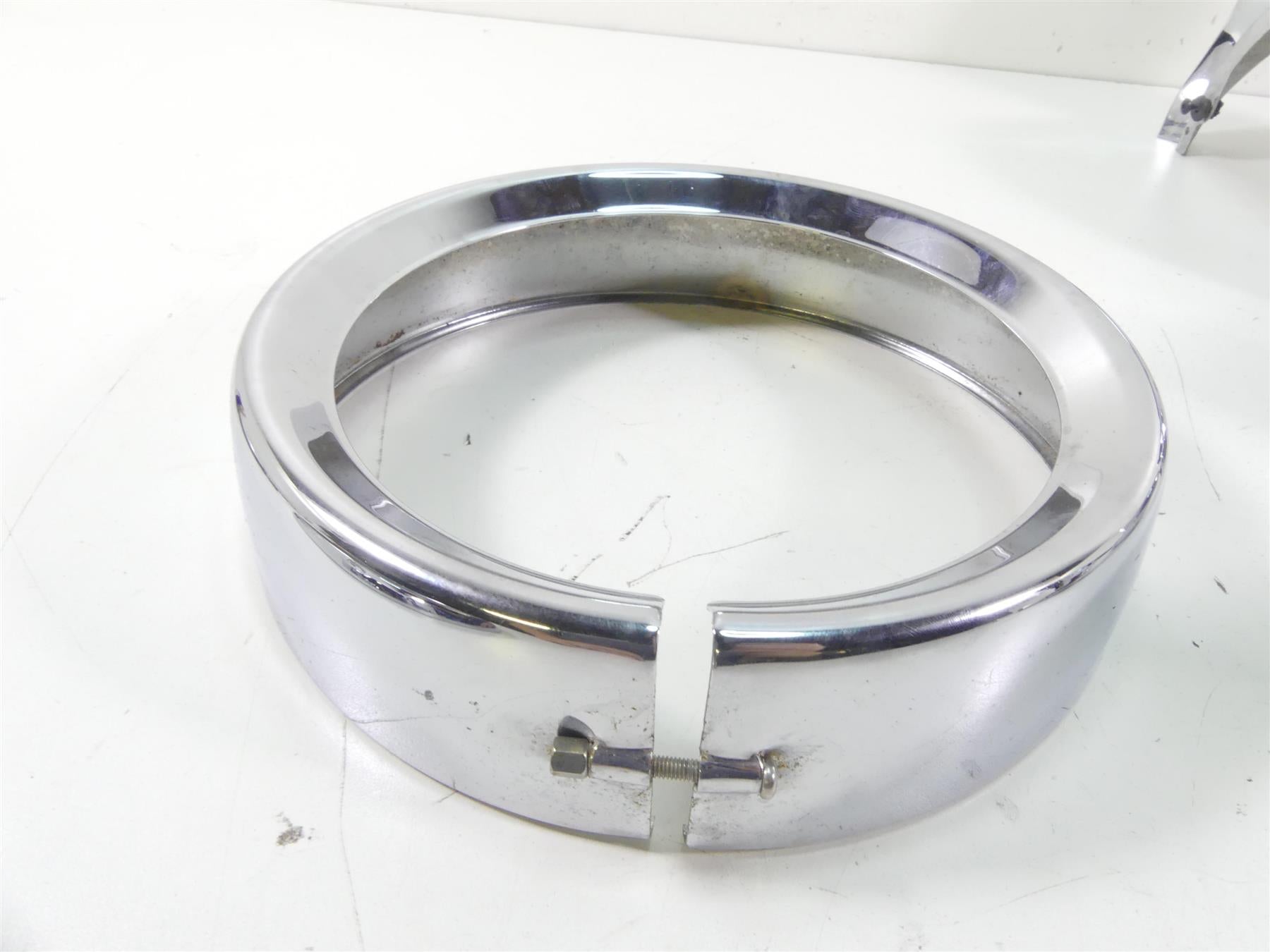 2002 Harley Touring FLHRCI Road King Chrome Headlight Covers