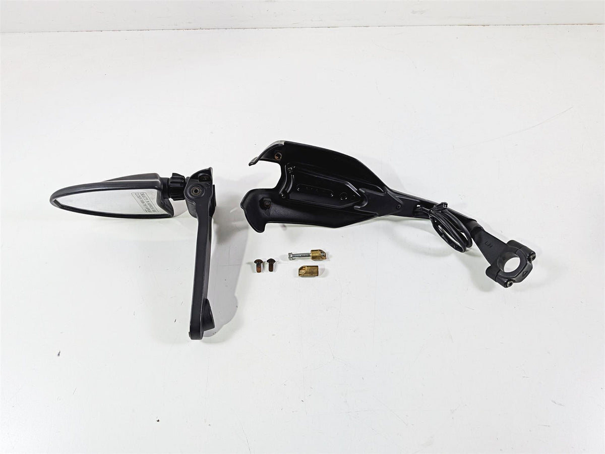 2009 Ducati Hypermotard 1100 S Left Hand Guard Mirror Turn Signal Set 46012711B-Mototech271
