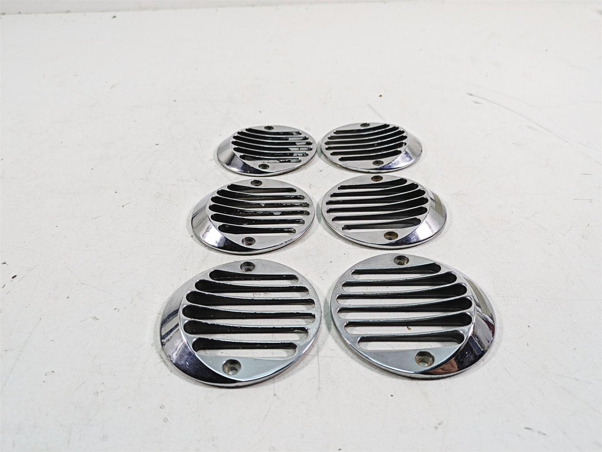 1999 Harley Touring FLHTC Electra Glide Front Rear Blinker Chrome Cover Set {{ shop.shopifyCountryName }} - Mototech271