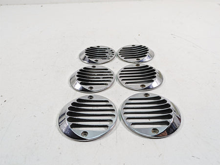 1999 Harley Touring FLHTC Electra Glide Front Rear Blinker Chrome Cover Set {{ shop.shopifyCountryName }} - Mototech271