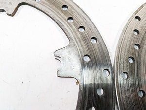 2015 Harley FXDL Dyna Low Rider Front Brake Disc Rotor Set 44553-06A