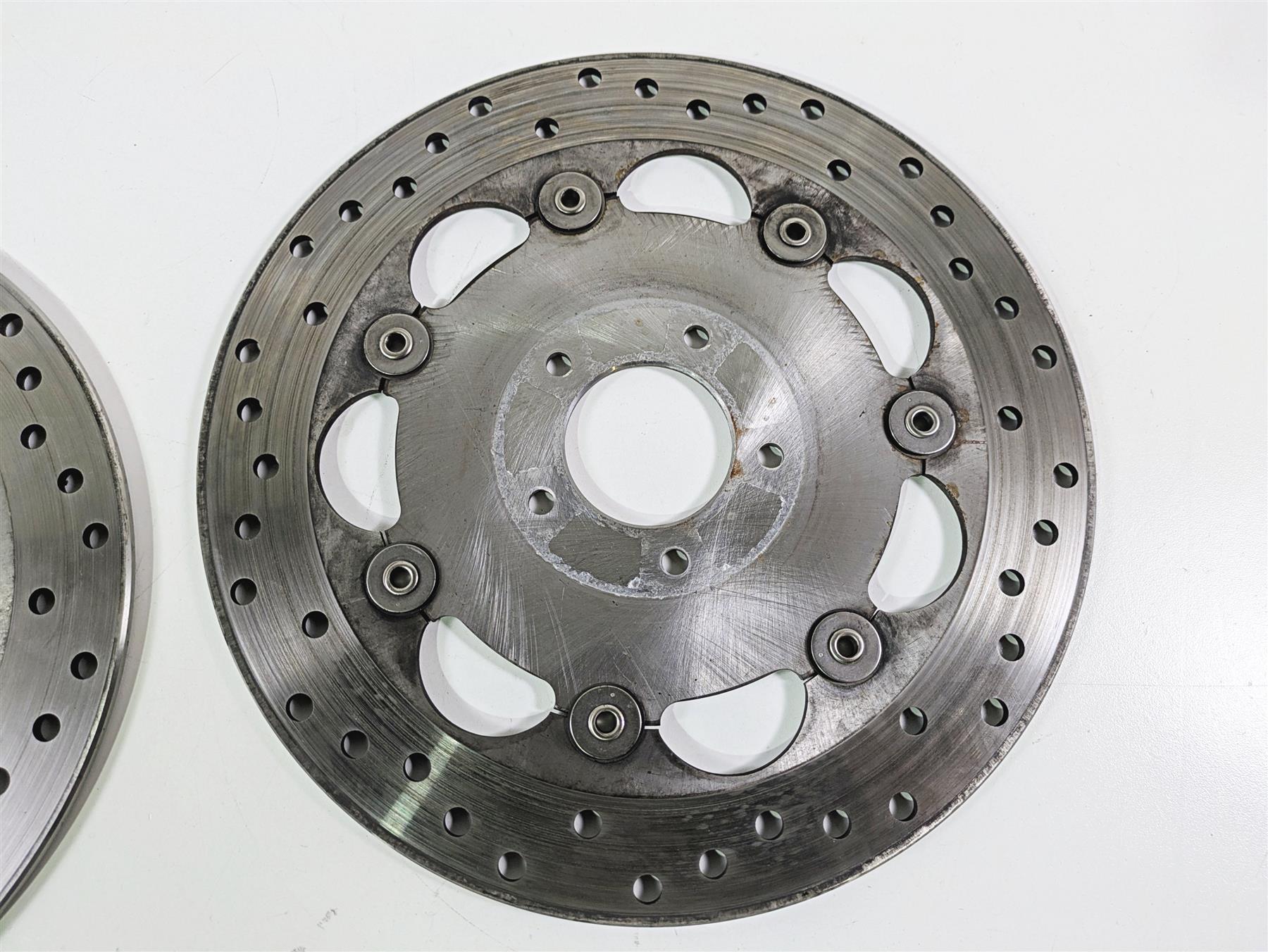 2014 Harley FXDF Dyna Fat Bob Front Brake Rotor Disc Set 46717-10 {{ shop.shopifyCountryName }} - Mototech271