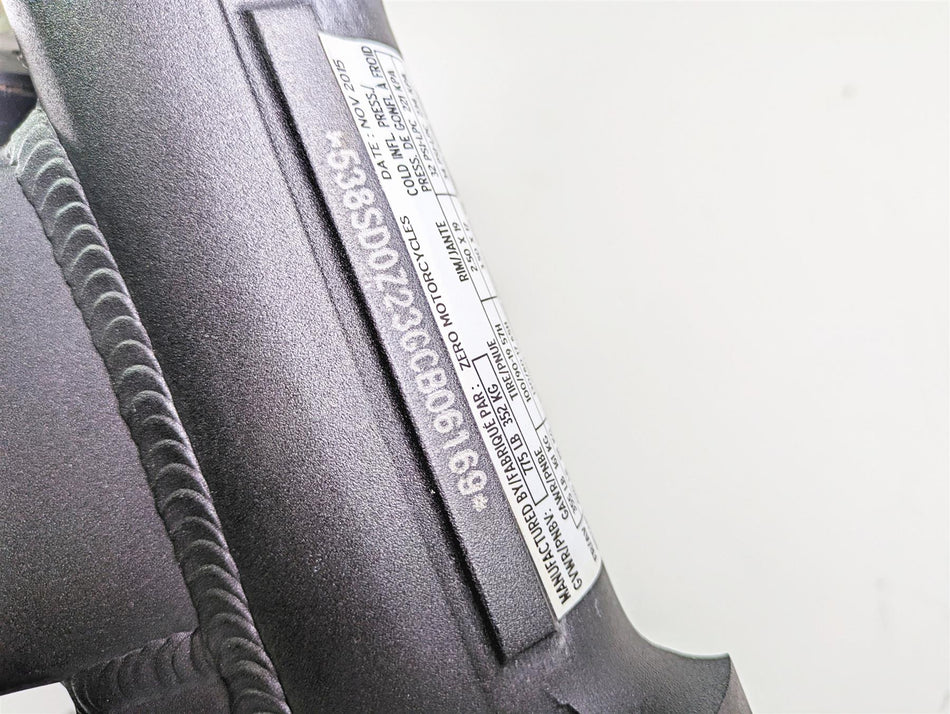 2016 Zero Motorcycles S 9.8 Main Frame Chassis With Clean Texas Title - 26-08101 21-07500 21-07500 {{ shop.shopifyCountryName }} - Mototech271