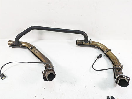 2017 Harley XL883 N Sportster Iron Oem Exhaust Header Pipe Set 65600182 {{ shop.shopifyCountryName }} - Mototech271