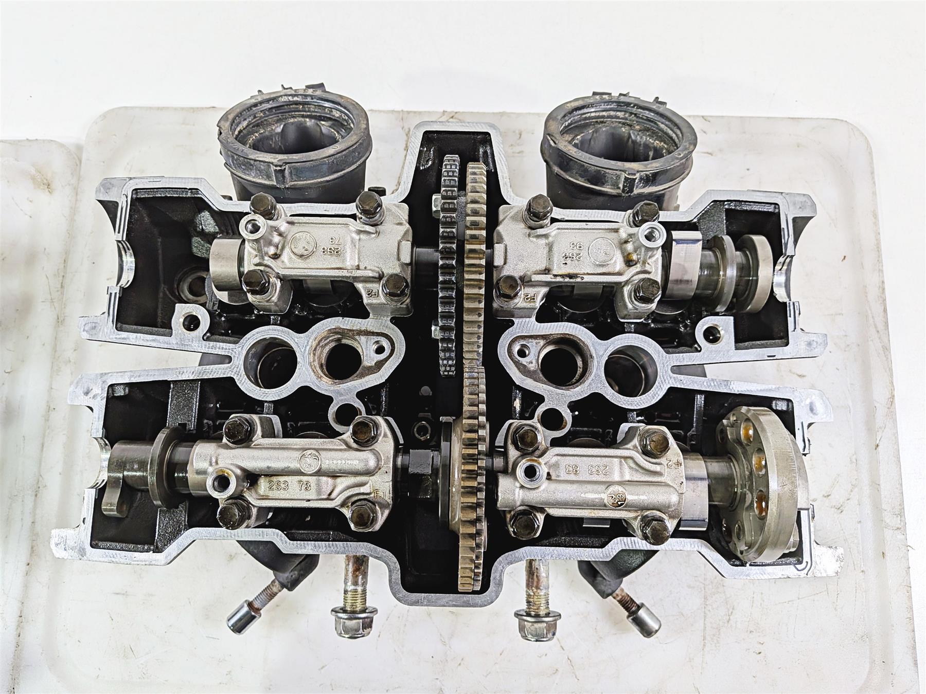 2009 Yamaha VMX17 V-Max 1700 Engine Cylinder Head Set - Read 2S3-11103-09-Mototech271
