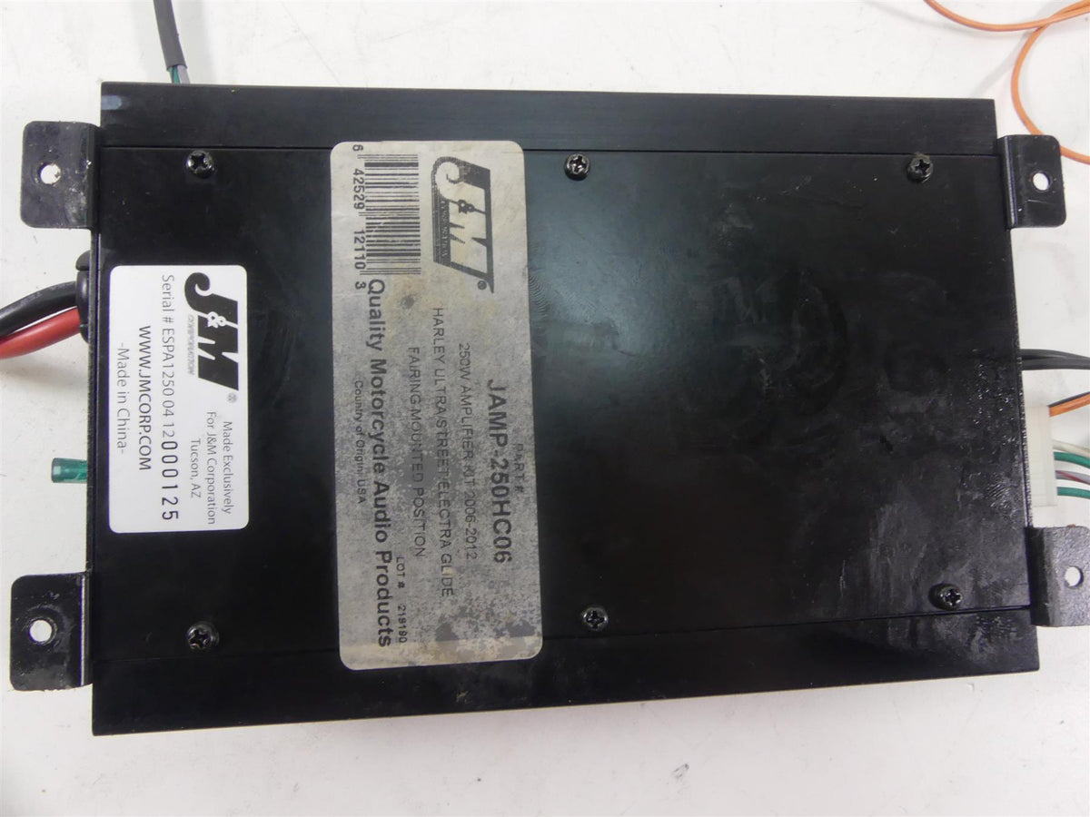 2012 Harley Touring FLHX Street Glide J&M Radio Stereo Amplifier JAMP-250HC06 {{ shop.shopifyCountryName }} - Mototech271