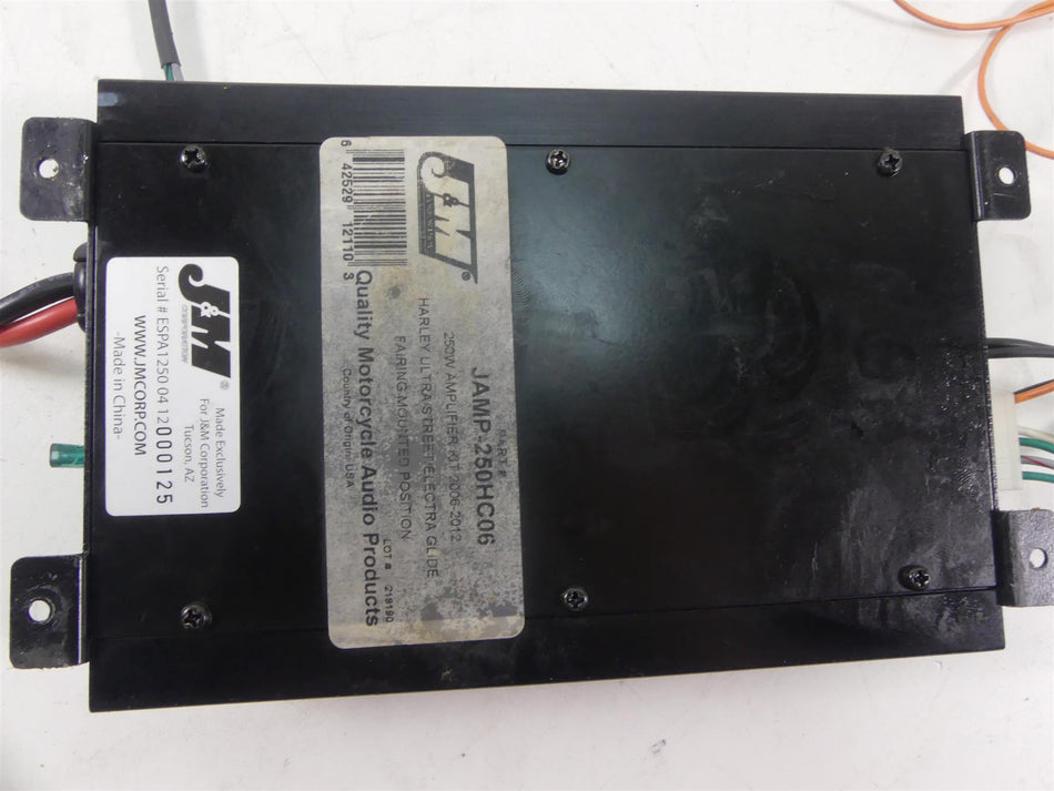 2012 Harley Touring FLHX Street Glide J&M Radio Stereo Amplifier JAMP-250HC06 {{ shop.shopifyCountryName }} - Mototech271