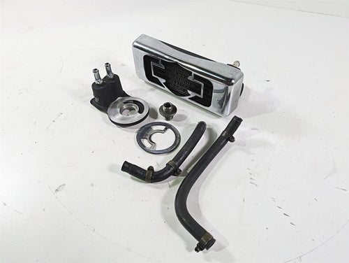 2008 Harley Touring FLHTCU E-Glide 105TH Oil Cooler Chrome Cover & Flange Set | Mototech271