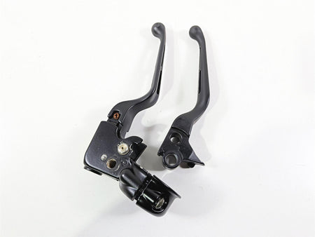 2011 Harley FXDF Dyna Fat Bob Black Clutch Perch & Slotted Lever Set 38608-96 {{ shop.shopifyCountryName }} - Mototech271