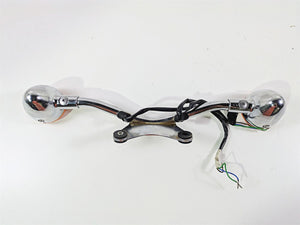 2008 Kawasaki VN1600 Vulcan Nomad Front Blinker & Mount Bracket Set 23051-0001