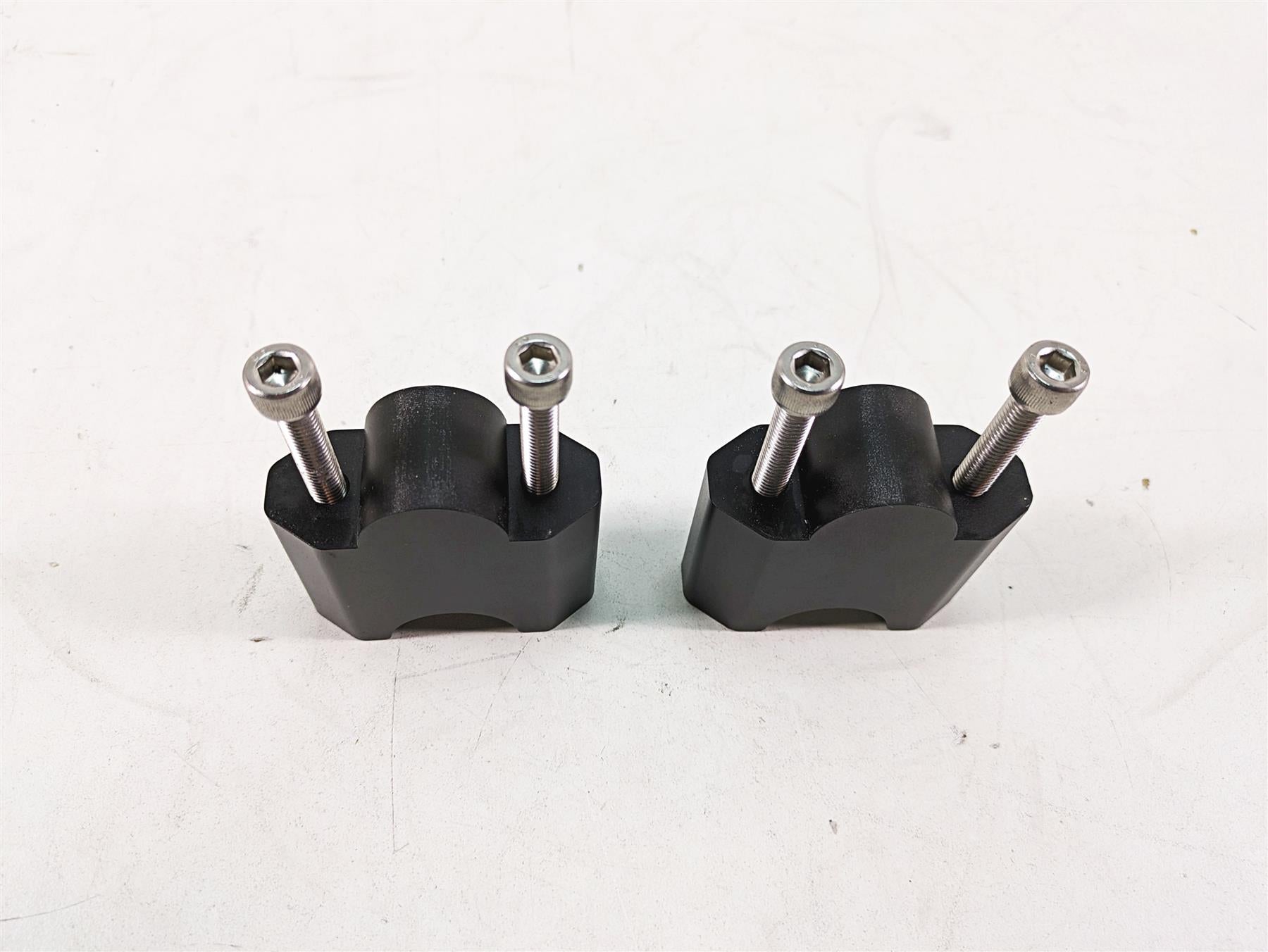 2016 Suzuki M109R VZR1800 Revo Black Handlebar Riser Extensions 2" SB-006-B {{ shop.shopifyCountryName }} - Mototech271