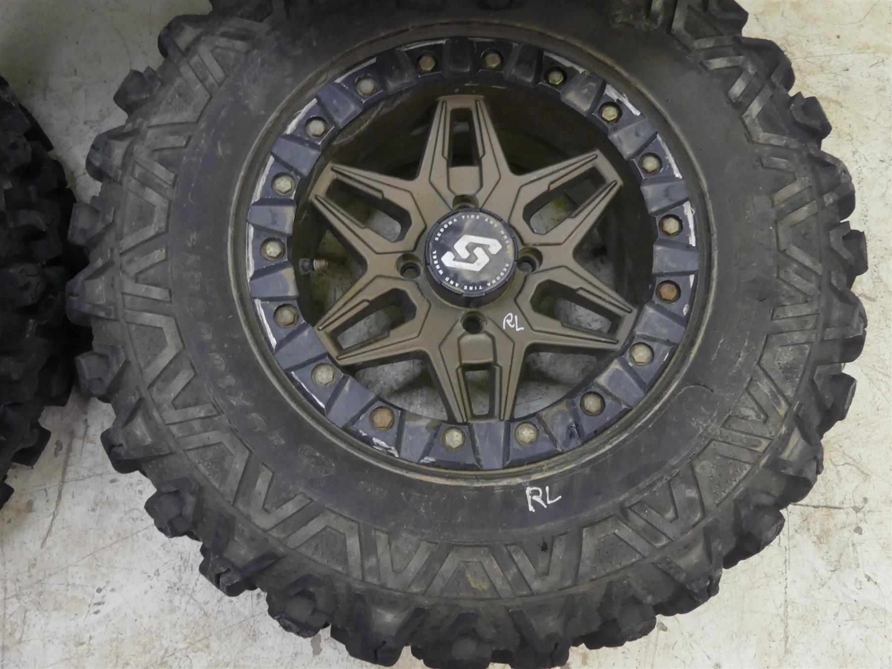 2016 Yamaha YXZ1000 R EPS SE Sedona Split 6 Beadlock Wheel Rim 14x7 4x115 Set {{ shop.shopifyCountryName }} - Mototech271