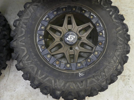 2016 Yamaha YXZ1000 R EPS SE Sedona Split 6 Beadlock Wheel Rim 14x7 4x115 Set {{ shop.shopifyCountryName }} - Mototech271