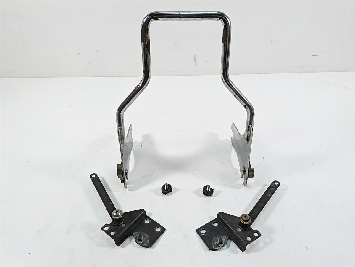 2006 Harley Touring FLHXI Street Glide Sissybar Sissy Bar Backrest 15" + Mounts {{ shop.shopifyCountryName }} - Mototech271