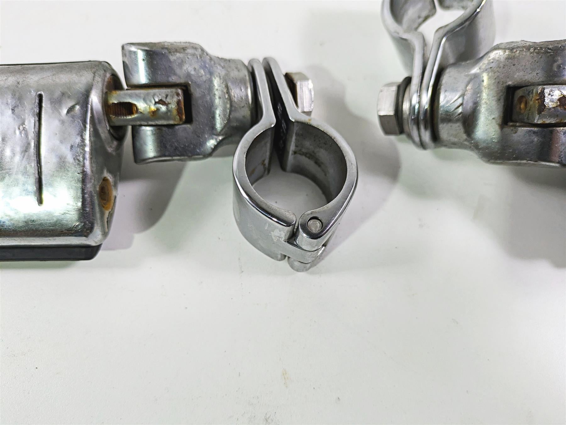2005 Harley Touring FLHRI Road King Highway Chrome Foot Peg Rest Set {{ shop.shopifyCountryName }} - Mototech271