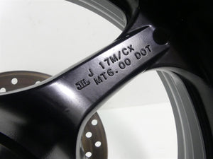 2005 Honda CBR1000RR SC57 Straight Rear Wheel Rim 17x6 42650-MEL-010ZA | Mototech271