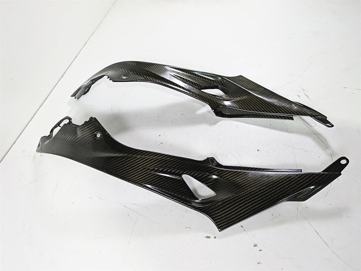 2017 BMW S1000RR K46 Left Right Carbon Fiber Tank Trim Fairing Cover Set {{ shop.shopifyCountryName }} - Mototech271