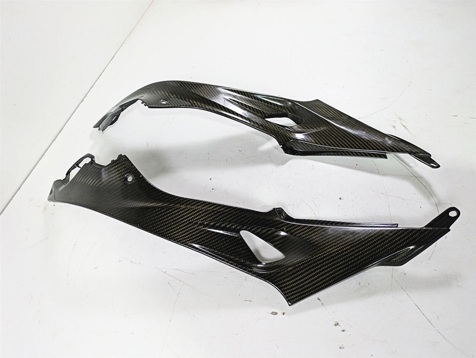 2017 BMW S1000RR K46 Left Right Carbon Fiber Tank Trim Fairing Cover Set {{ shop.shopifyCountryName }} - Mototech271