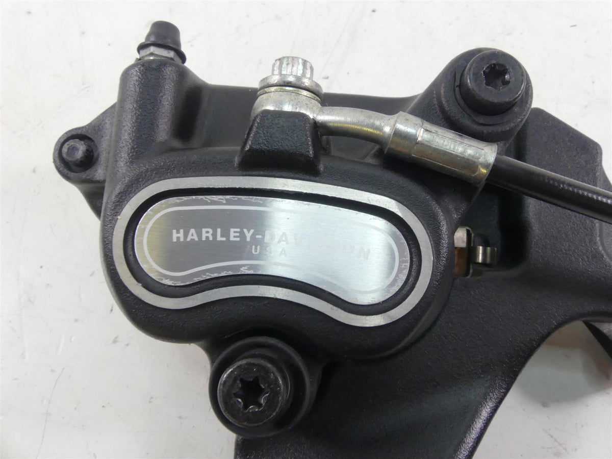 2009 Harley FXDF Dyna Fat Bob Rear Brake Caliper & Bracket for 25mm Axl 40908-08 {{ shop.shopifyCountryName }} - Mototech271