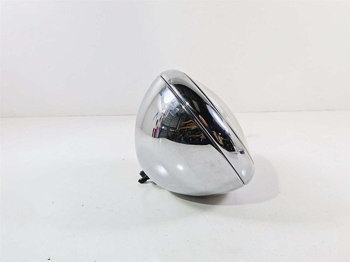 2005 Harley Softail FLSTFSE CVO Fat Boy Headlight Lamp & Chrome Bucket 67903-00A-Mototech271