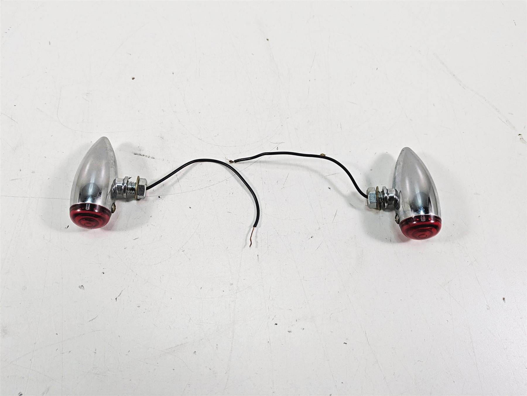 2000 Harley FXSTS Softail Springer Front Bullet Blinker Turn Signal Set {{ shop.shopifyCountryName }} - Mototech271