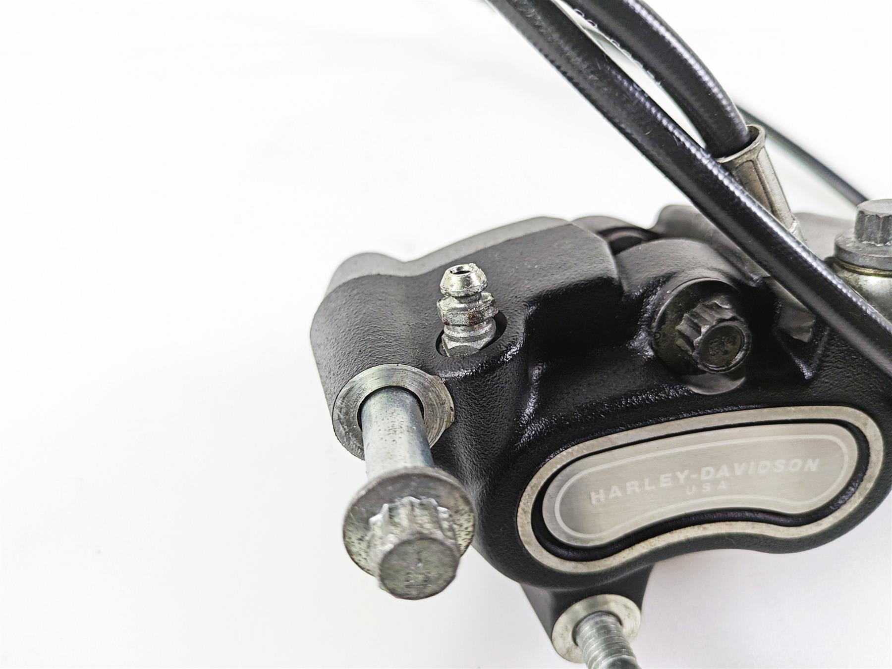 2008 Harley FLSTC Softail Heritage Front Brake Caliper + Line 44046-08 {{ shop.shopifyCountryName }} - Mototech271