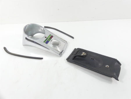 1993 Harley FXSTS Softail Springer Fuel Tank Dash Speedo Cover Panel 71241-91 {{ shop.shopifyCountryName }} - Mototech271