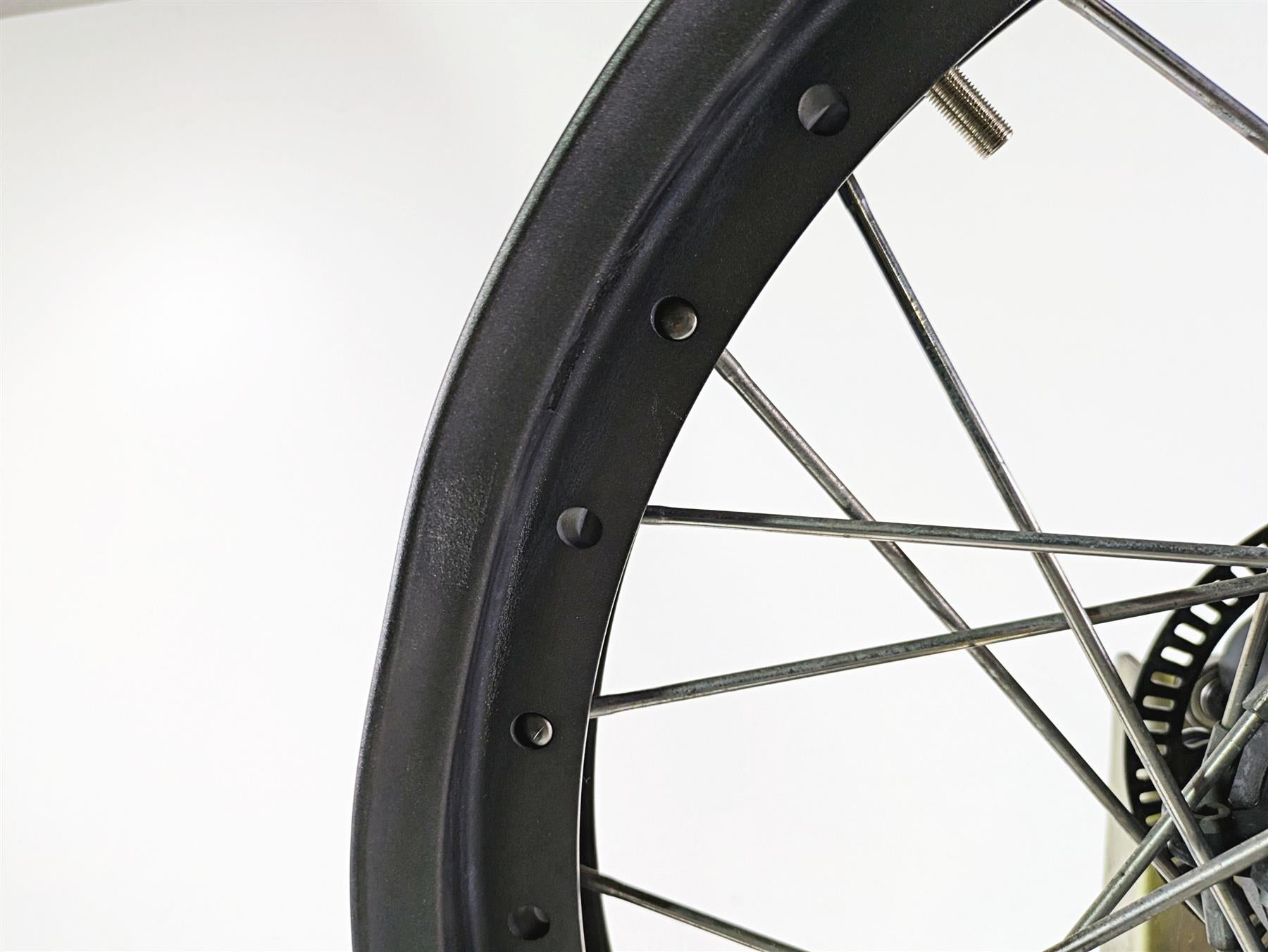 2015 Triumph Tiger Explorer XC Saxess 19x2.5 Dented Front Wheel Rim T2002300 {{ shop.shopifyCountryName }} - Mototech271