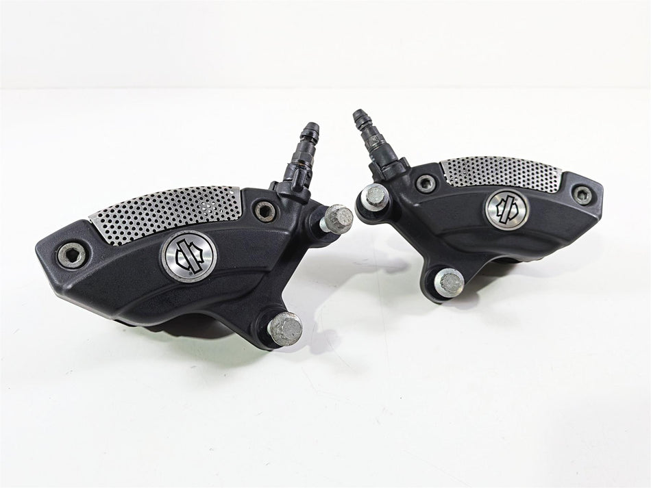 2016 Harley Touring FLHTK Electra Glide Brembo Front Brake Caliper Set 43027-08 44023-08-Mototech271