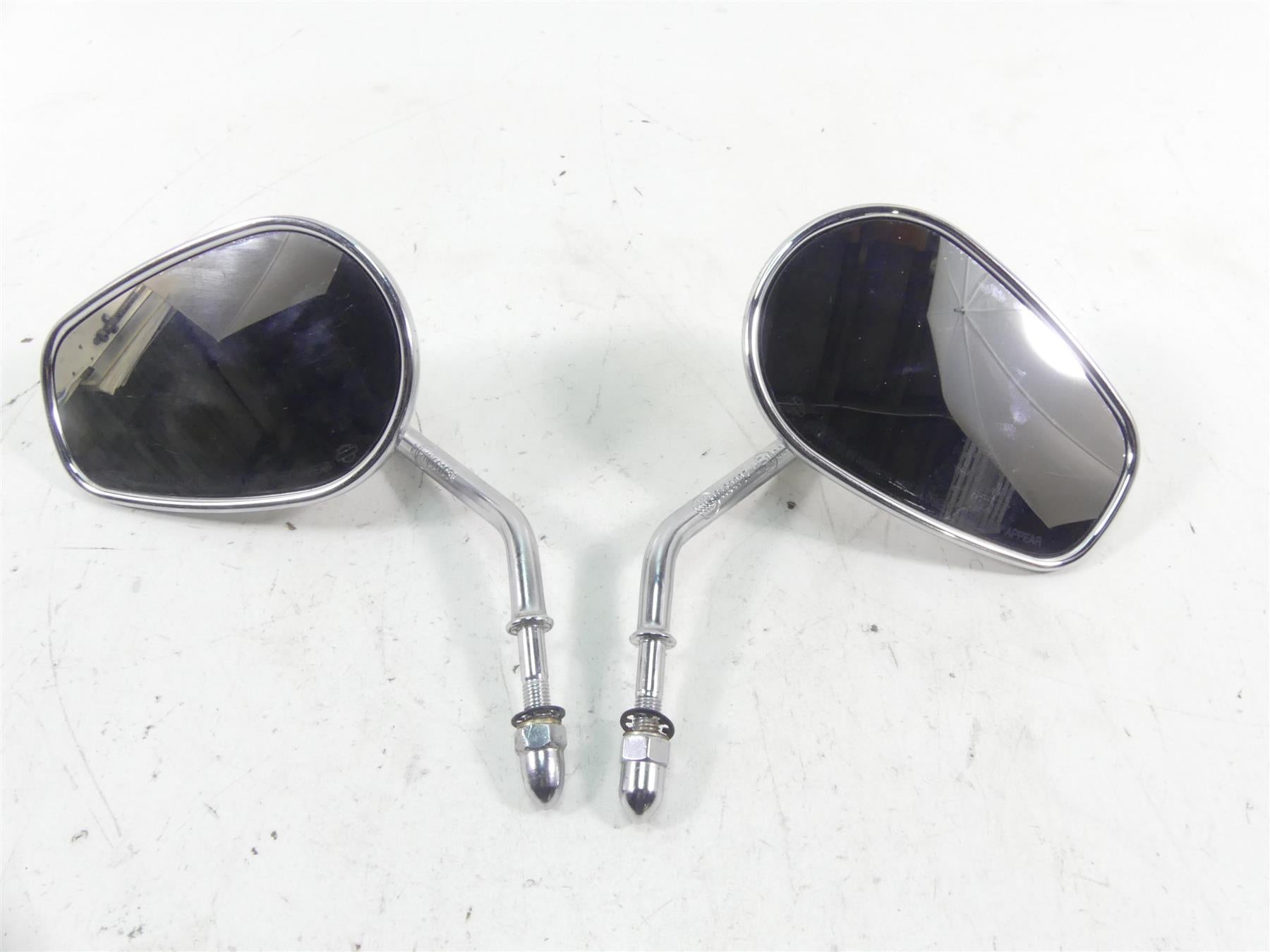 2005 Harley Touring CVO FLHTCSE Electra Glide Chrome Mirror Set 91845-03B
