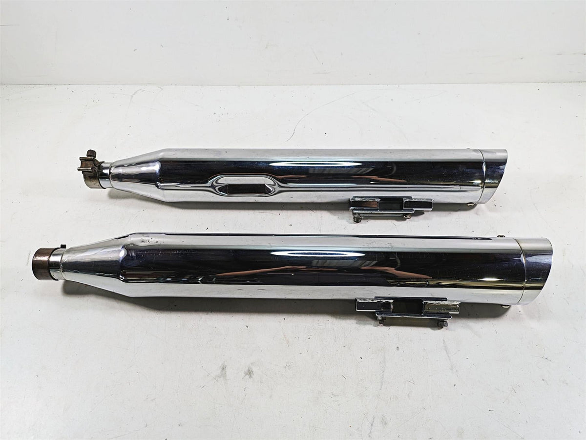 2010 Harley Touring FLHTCU Electra Glide Power House 4" Slip-On Mufflers 97122 {{ shop.shopifyCountryName }} - Mototech271