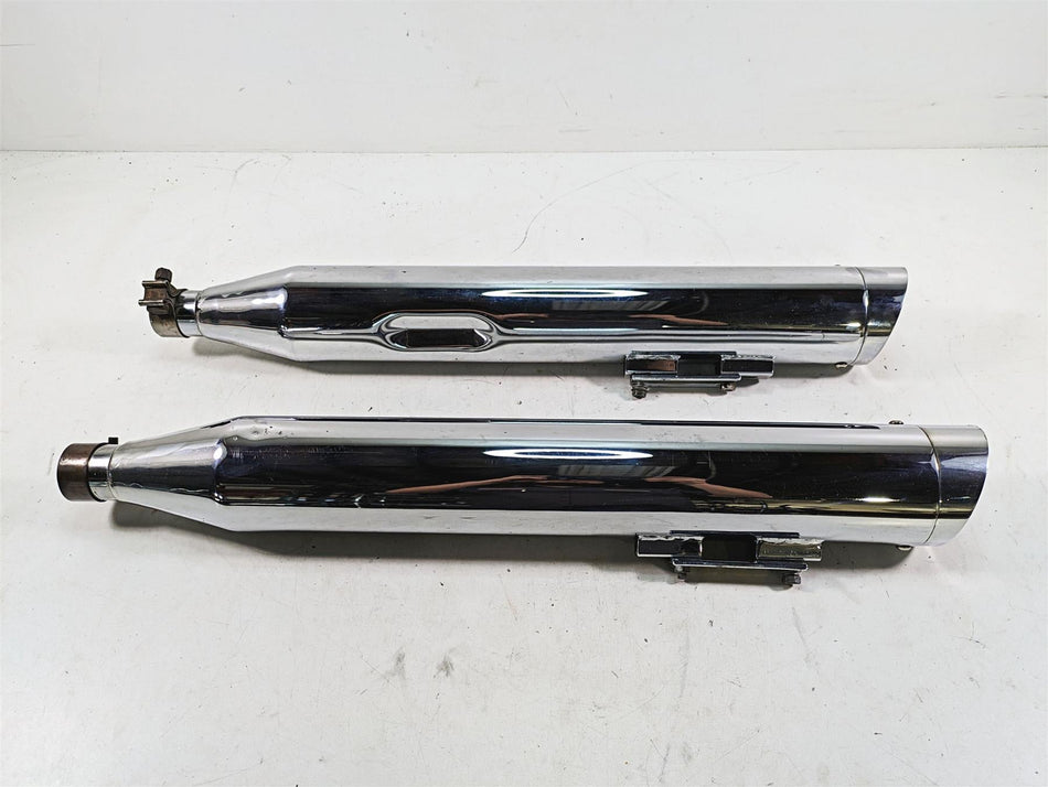2010 Harley Touring FLHTCU Electra Glide Power House 4" Slip-On Mufflers 97122 {{ shop.shopifyCountryName }} - Mototech271