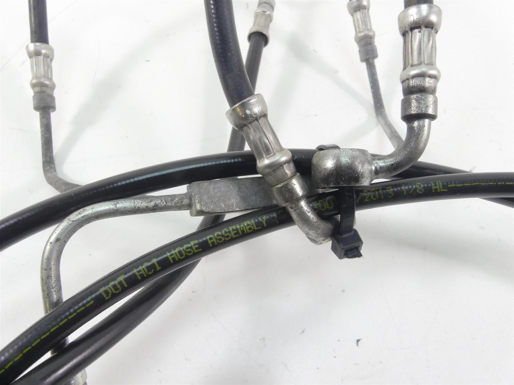 2013 Harley Touring FLHTP Electra Glide Front Abs Brake Line Hose Set 40612-09 {{ shop.shopifyCountryName }} - Mototech271