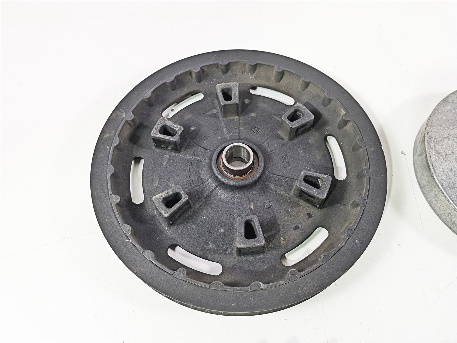 2008 Harley Touring FLHTP Electra Glide Rear Belt Pulley + Mount 37781-08 {{ shop.shopifyCountryName }} - Mototech271