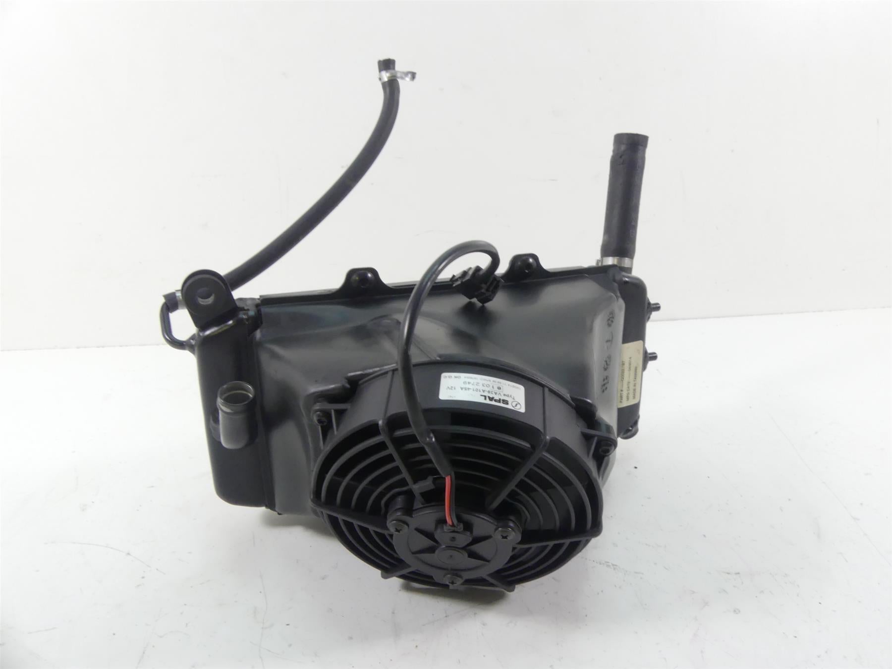 2015 Eric Buell Racing 1190SX Left Radiator Fan Hoses Shroud Set Q0022.1B7 {{ shop.shopifyCountryName }} - Mototech271