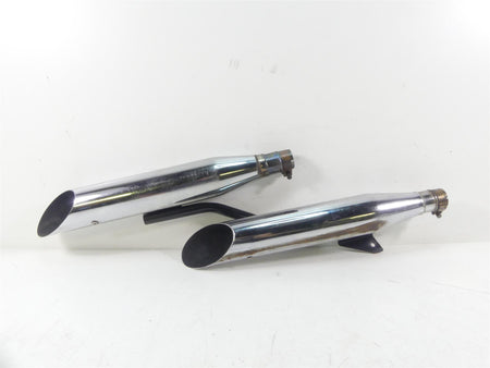 2008 Honda V-Twin VTX1800 N3 Cobra Slash Cut Slip On Exhaust Pipe Muffler 1176SC {{ shop.shopifyCountryName }} - Mototech271