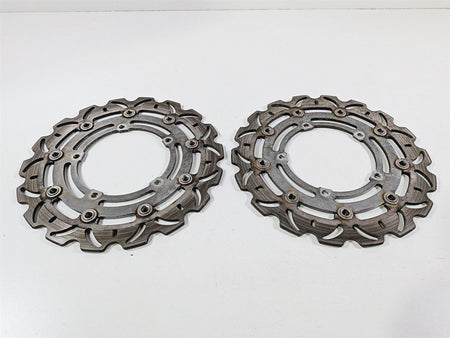 2008 Yamaha YZF R1 RN19 Voodoo Wave Front Brake Disc Rotor Set 4C8-2581T-00-00 {{ shop.shopifyCountryName }} - Mototech271
