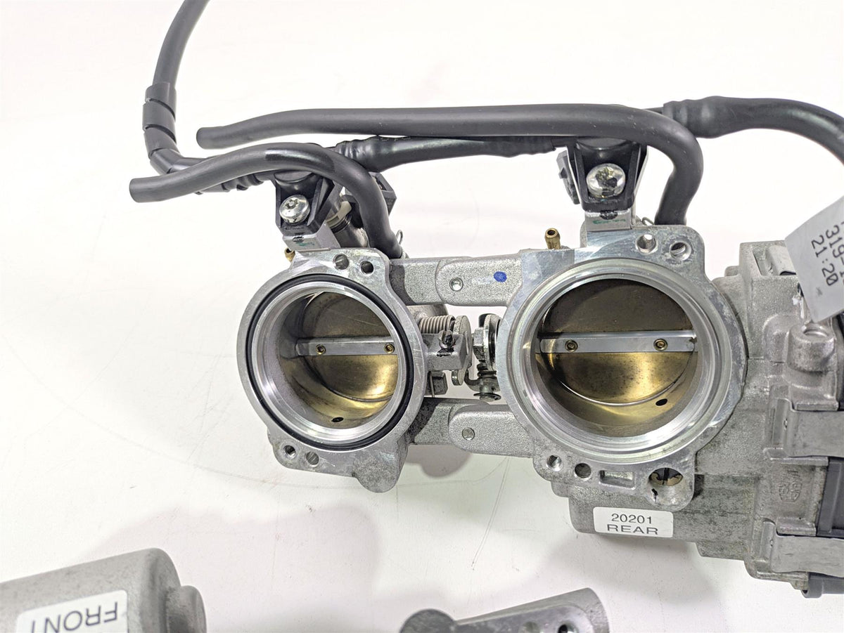 2017 Aprilia RSV 1100 Tuono V4 Factory Front Rear Throttle Bodies 857303 857304 {{ shop.shopifyCountryName }} - Mototech271
