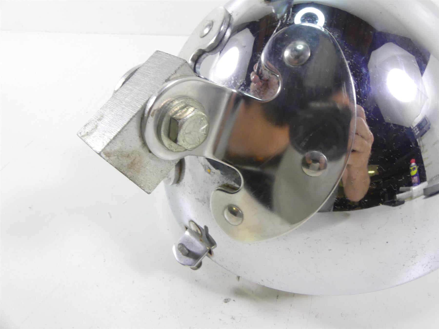 2004 Harley Softail FLSTFI Fat Boy Headlight Head Light Lamp 7" - Read 67903-00 {{ shop.shopifyCountryName }} - Mototech271