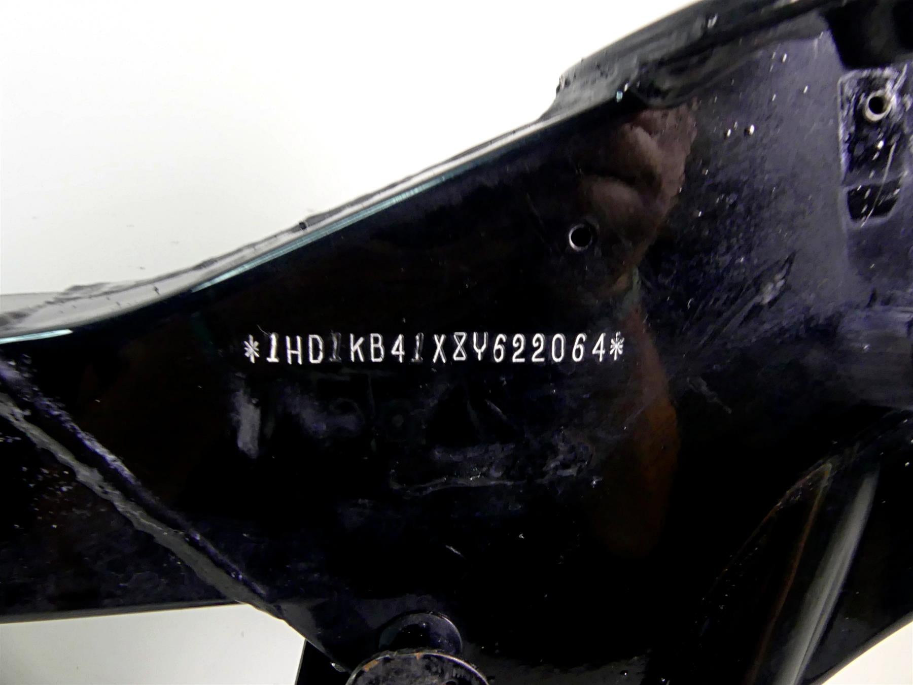 2008 Harley Touring FLHX Street Glide Straight Main Frame Chassis With Texas Salvage Title 47900-08BHP {{ shop.shopifyCountryName }} - Mototech271