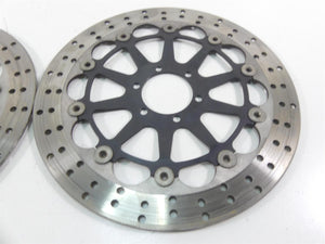 2007 Ducati Sport Classic GT1000 Front Brake Rotor Disc Set 49240291A