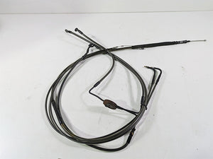 2014 Harley FXDL Dyna Low Rider Aftermarket Long Clutch Cable & Brake Line Set | Mototech271