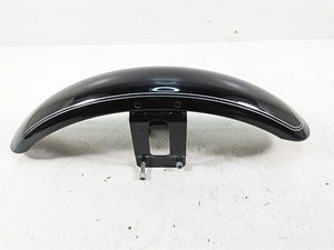 2007 Harley Sportster XL1200 C Front Fender Vivid Black Silver Stripe 58998-83 | Mototech271